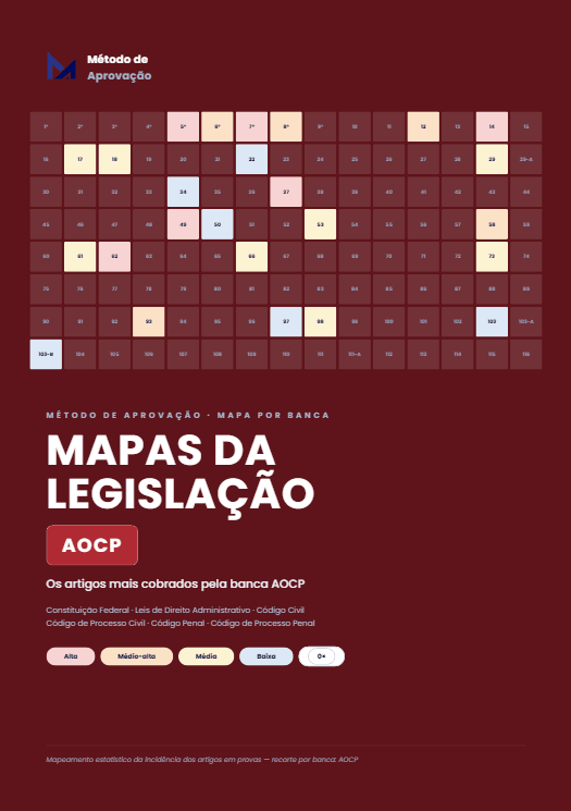 Capa — Mapas da Legislação: AOCP