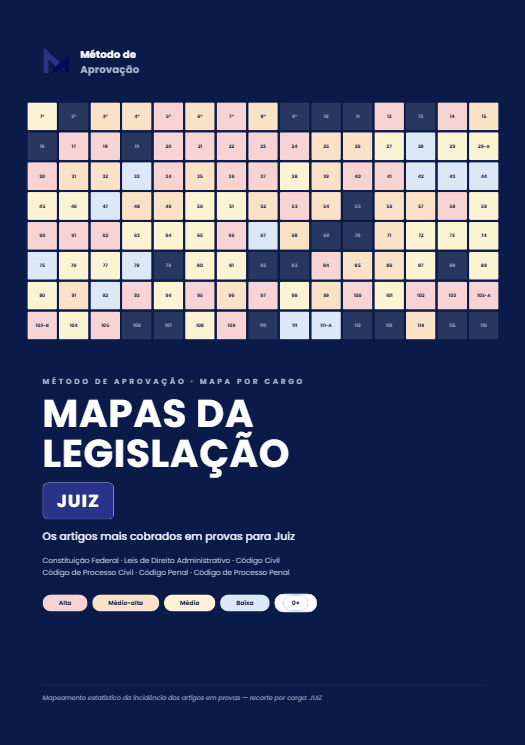 Capa — Mapas da Legislação: Juiz